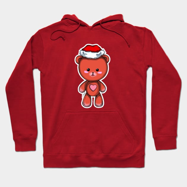 Heartbear X-Mas Hoodie by LinYue